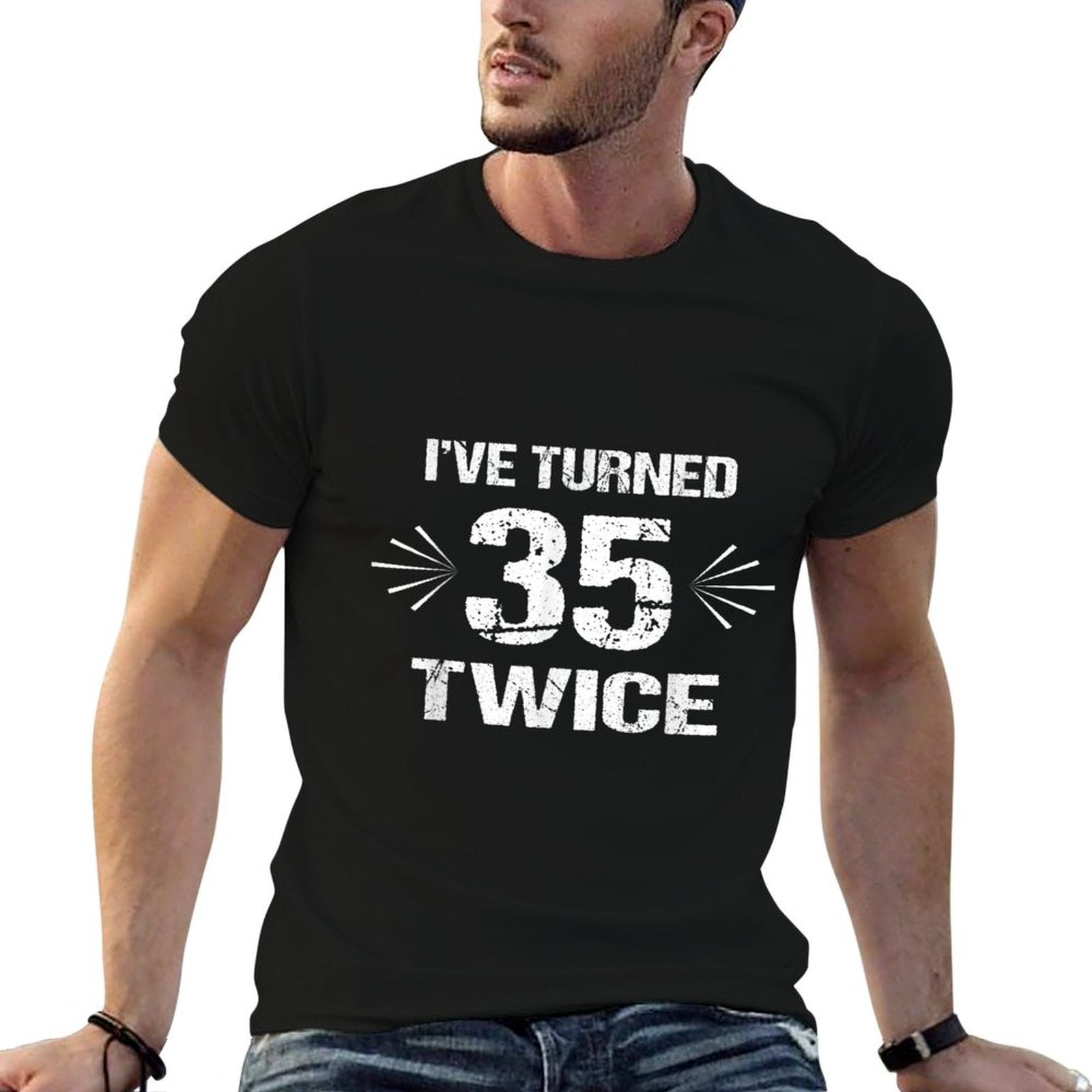 70th Birthday Funny I've Turned 35 Twice  Soft T-Shirt