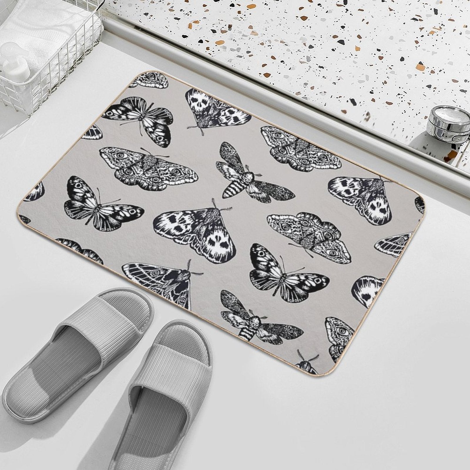 Winged Frenzy  Multi-Purpose Bath Mat