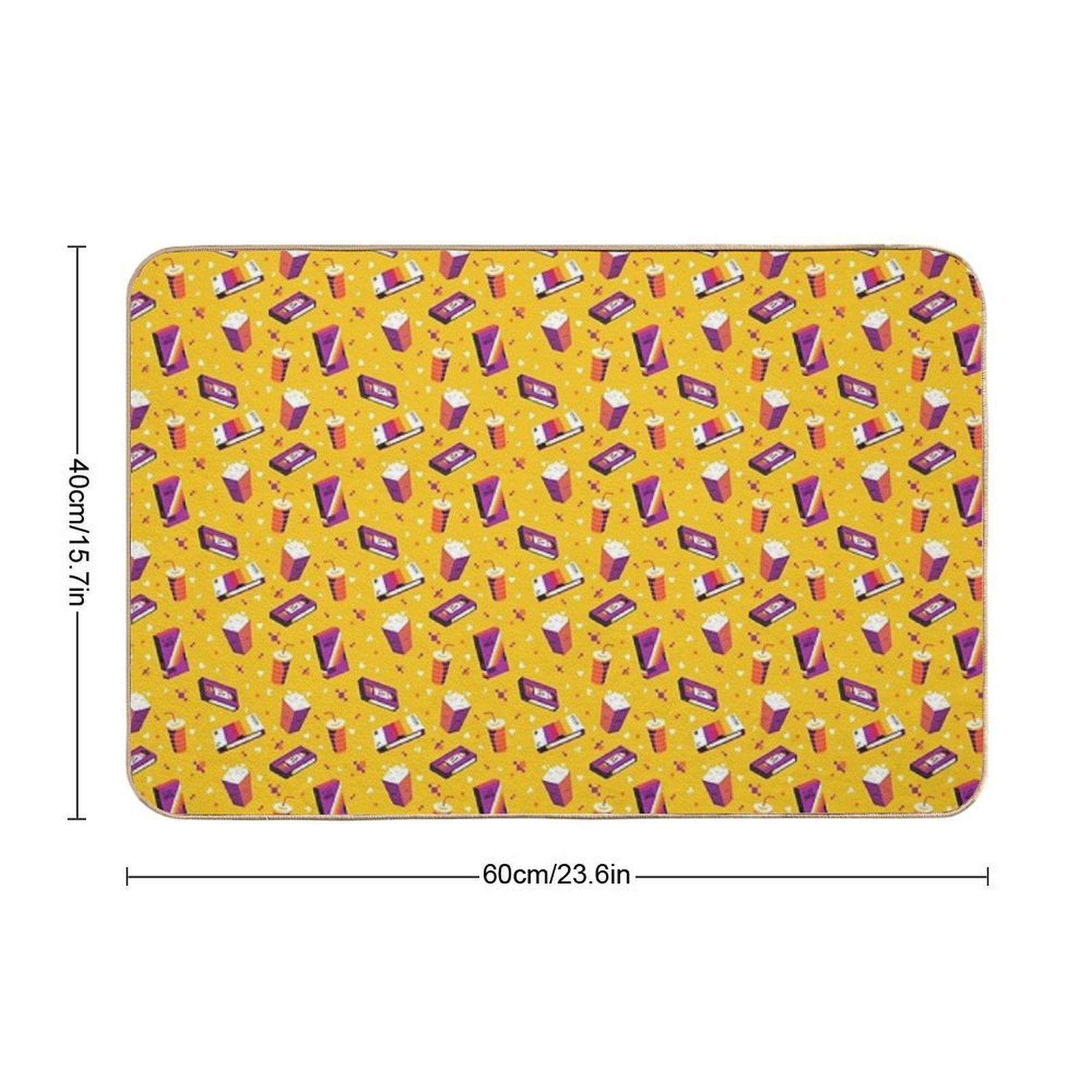 Plastic Nostalgic  Toxin-Free Bath Mat