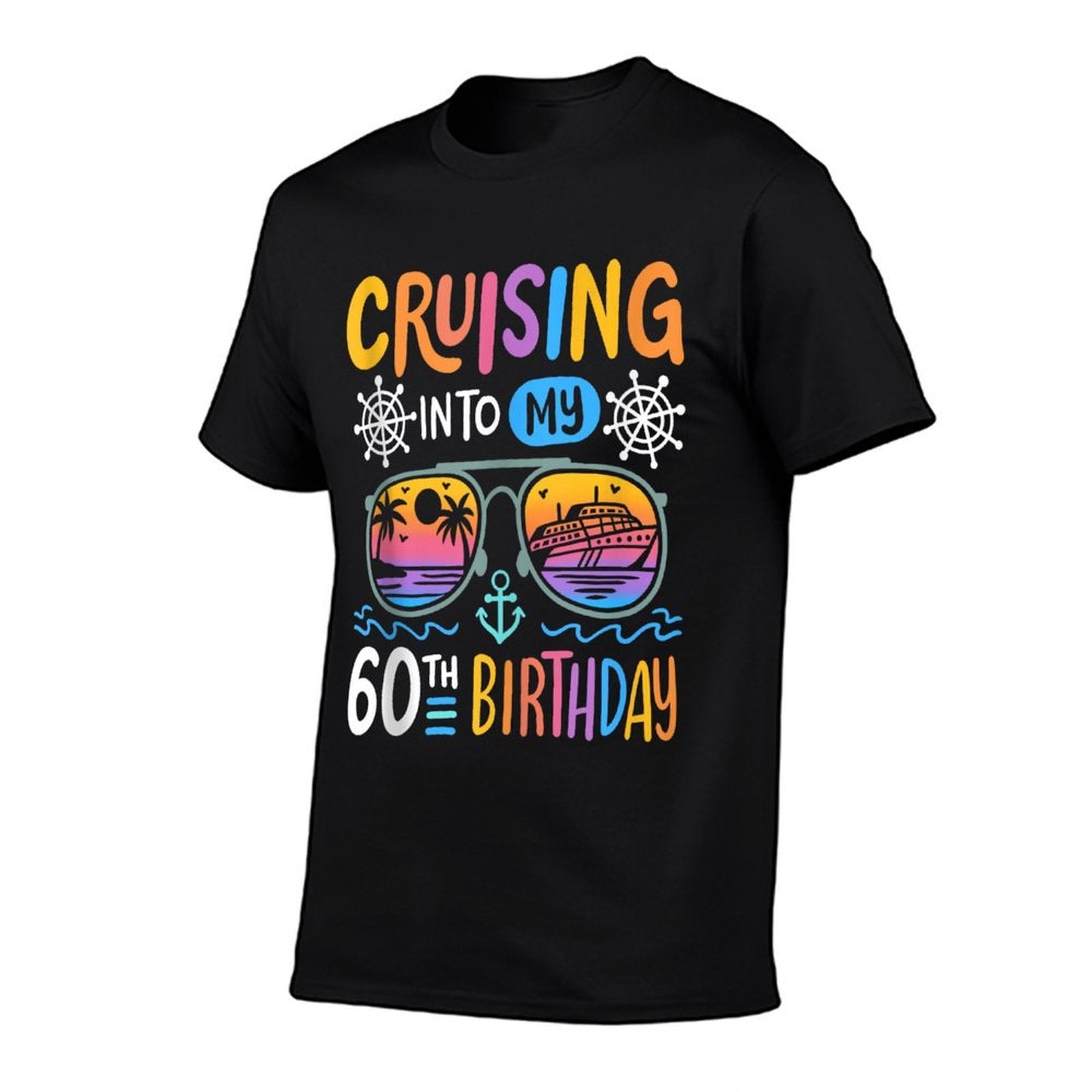 Cruising Into My 60th Birthday Party 60 Year Old Bday Cruise  Polyester Blend T-Shirt