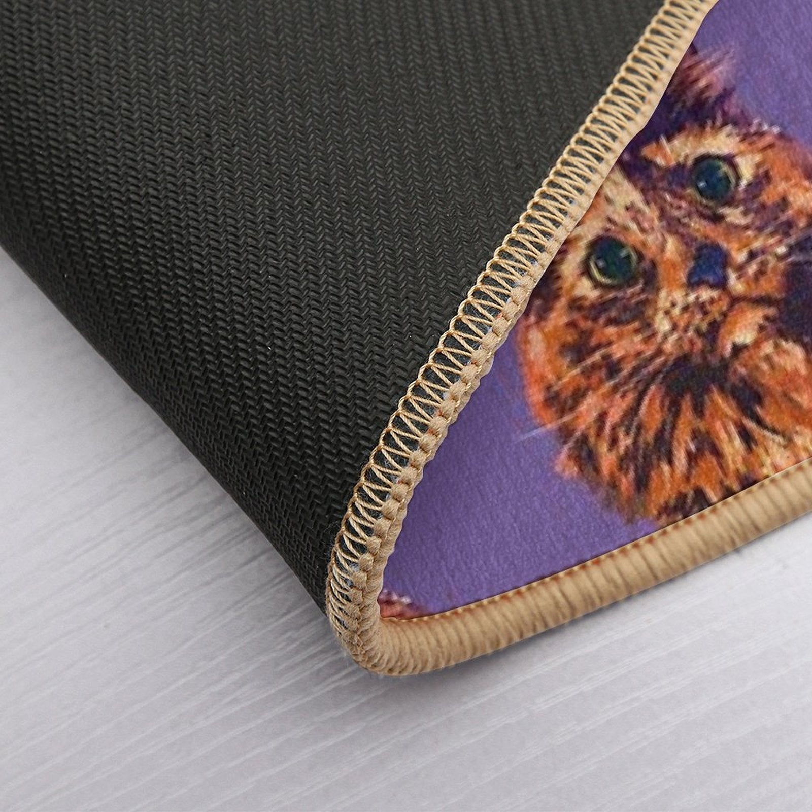 Tortoiseshell Mocha  High-Traffic Bath Mat