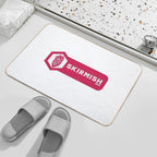 Urban Cupid Chicano Latino Hispanic Native American Indigenous Counter Culture Street Mayan Aztec Huichol Cora  Stain-Proof Bath Mat