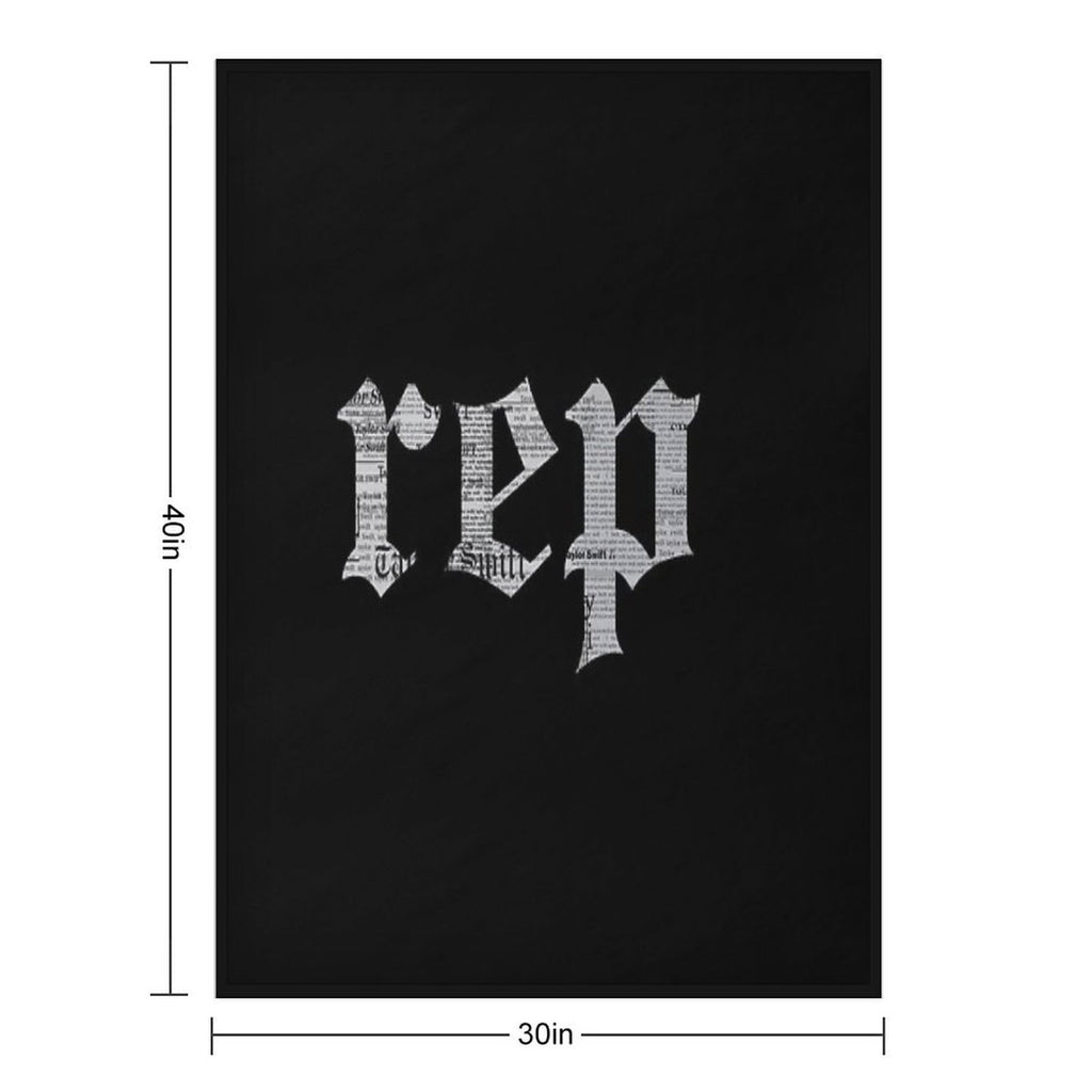 Rep Newspaper Compact Throw Blanket