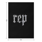 Rep Newspaper Compact Throw Blanket