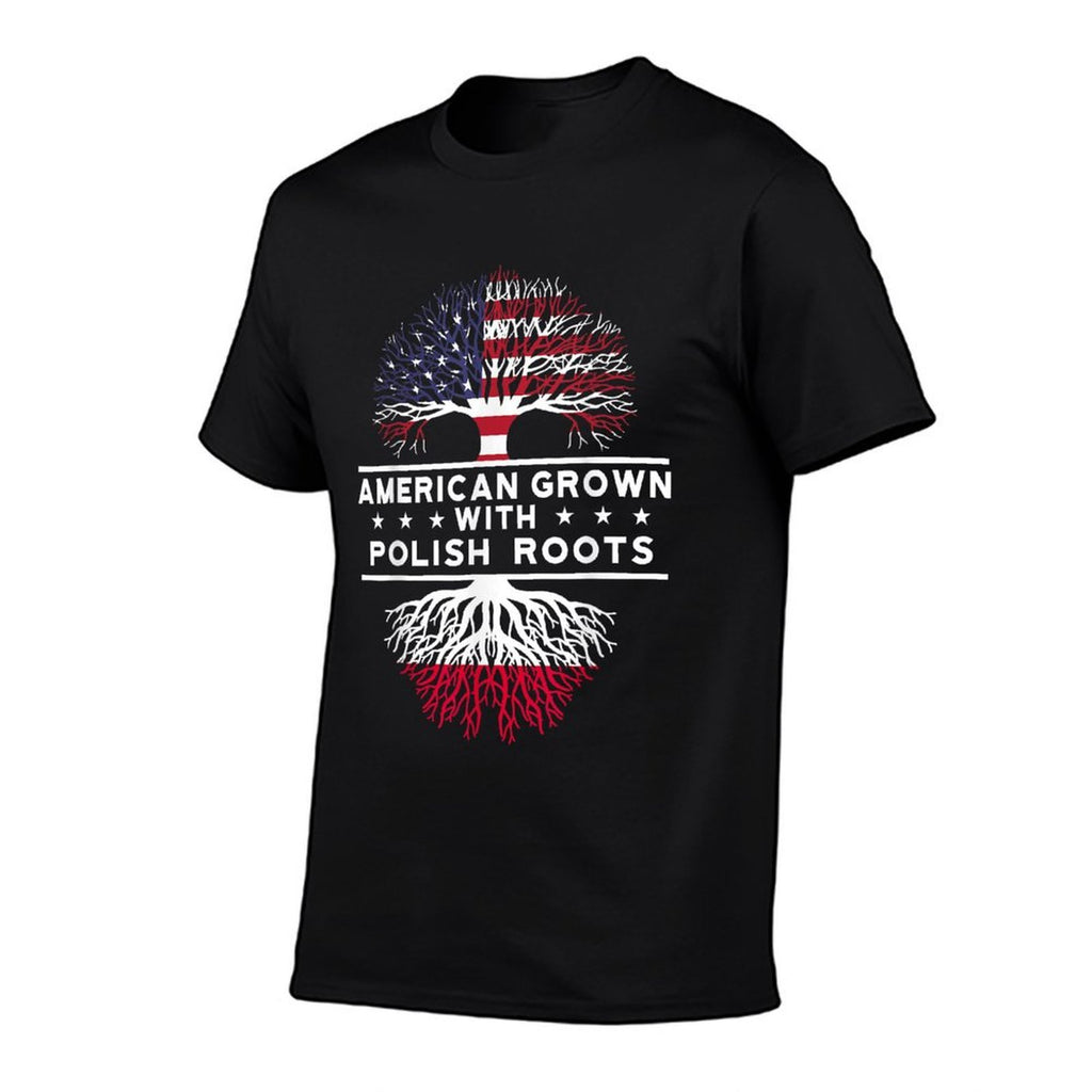 American Grown with Polish Roots - Poland  Moisture-wicking T-Shirt