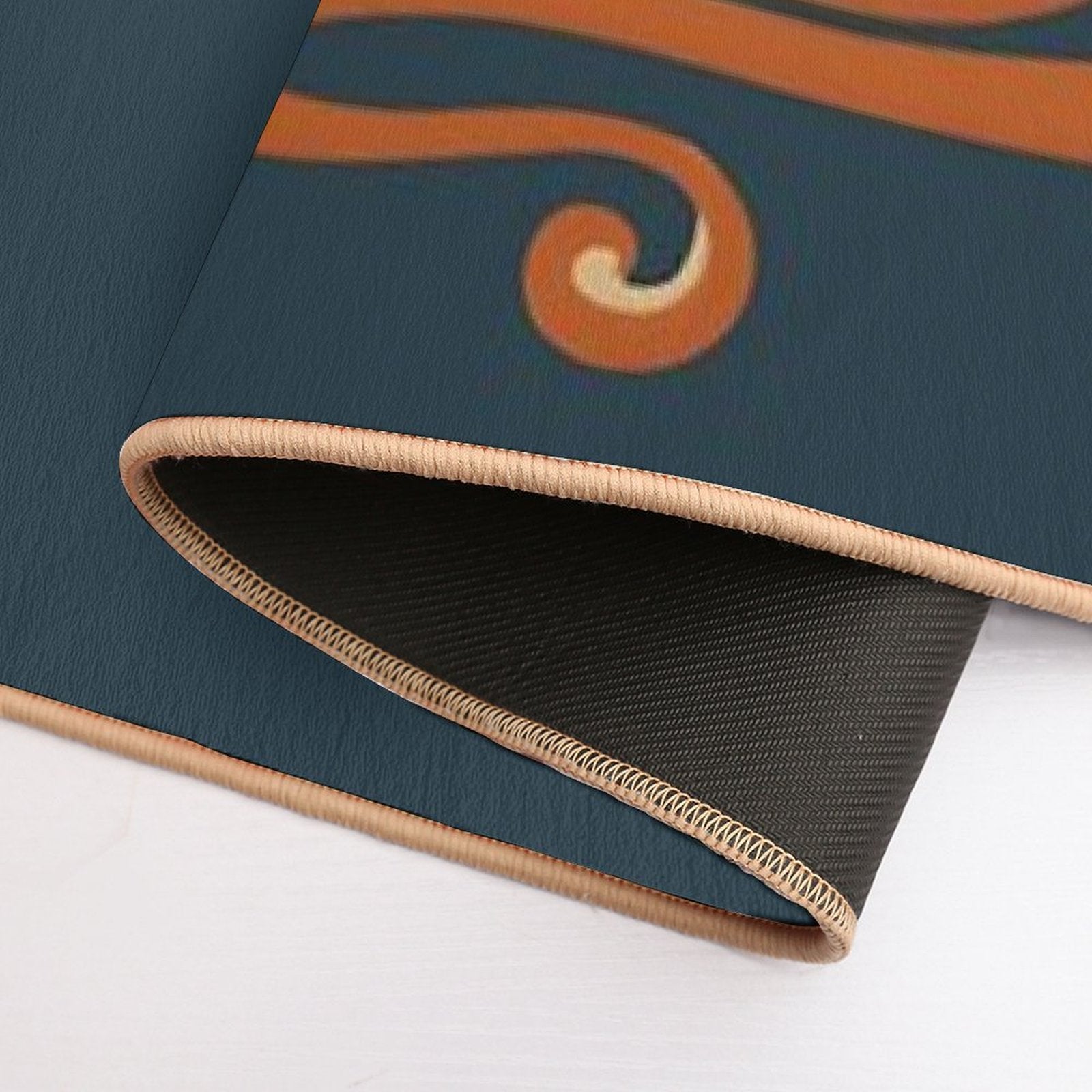 Vintage Snake Tribal  Pet-Safe Bath Mat