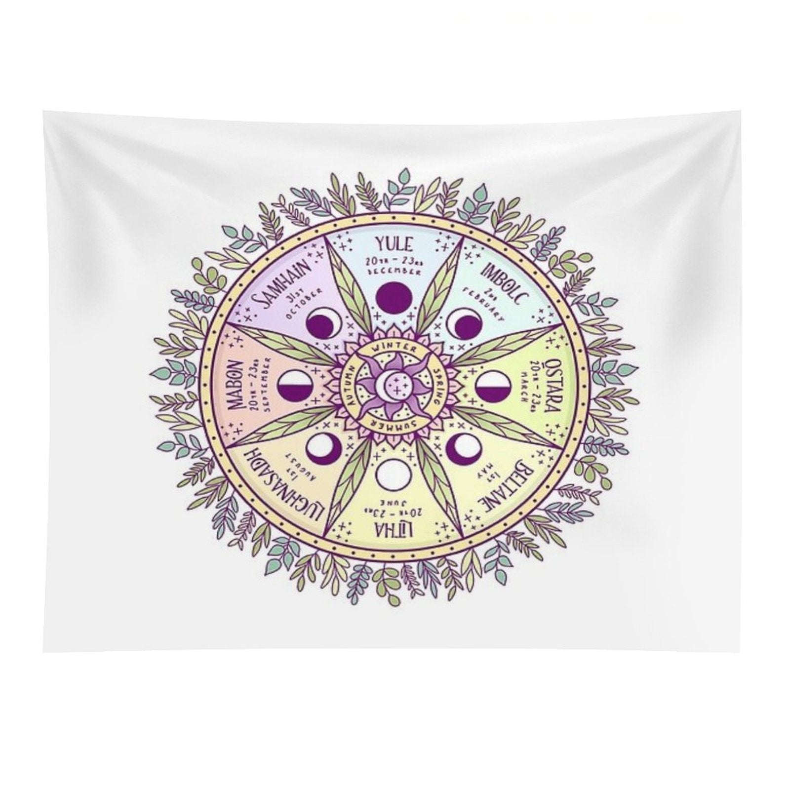 Wheel of The Year Tapestry