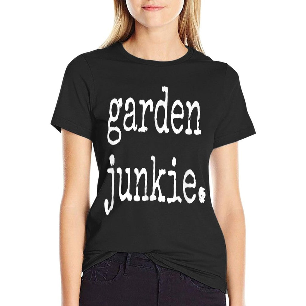 Gardenings Women Men Garden Junkie Gifts For Gardener  Cotton T-Shirt