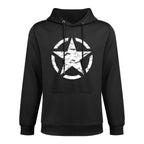 US Vintage Army Star Relaxed Fit Hoodie