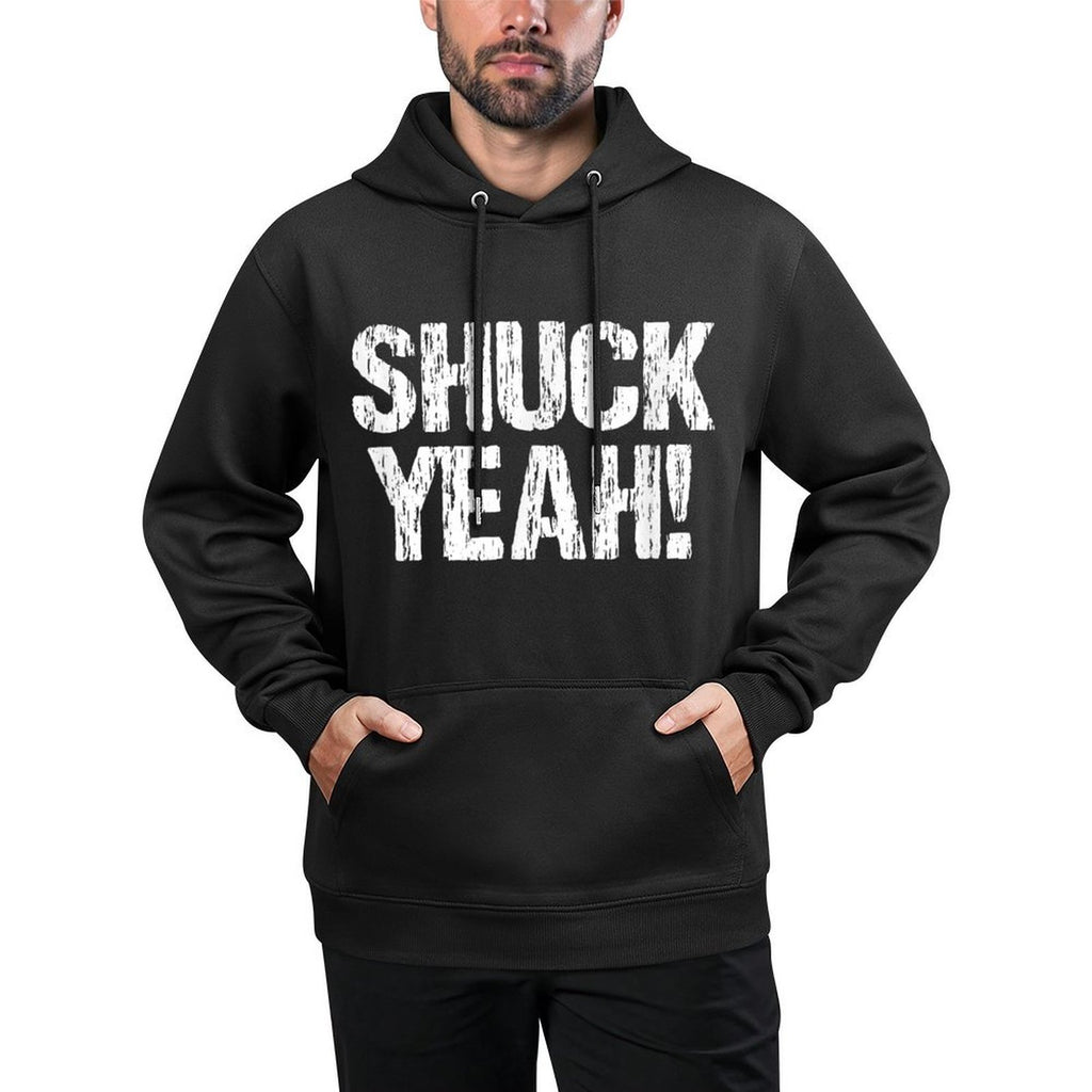 Shuck Yeah Oyster Raw Oyster Shucking Seafood Lover Kangaroo Pocket Hoodie