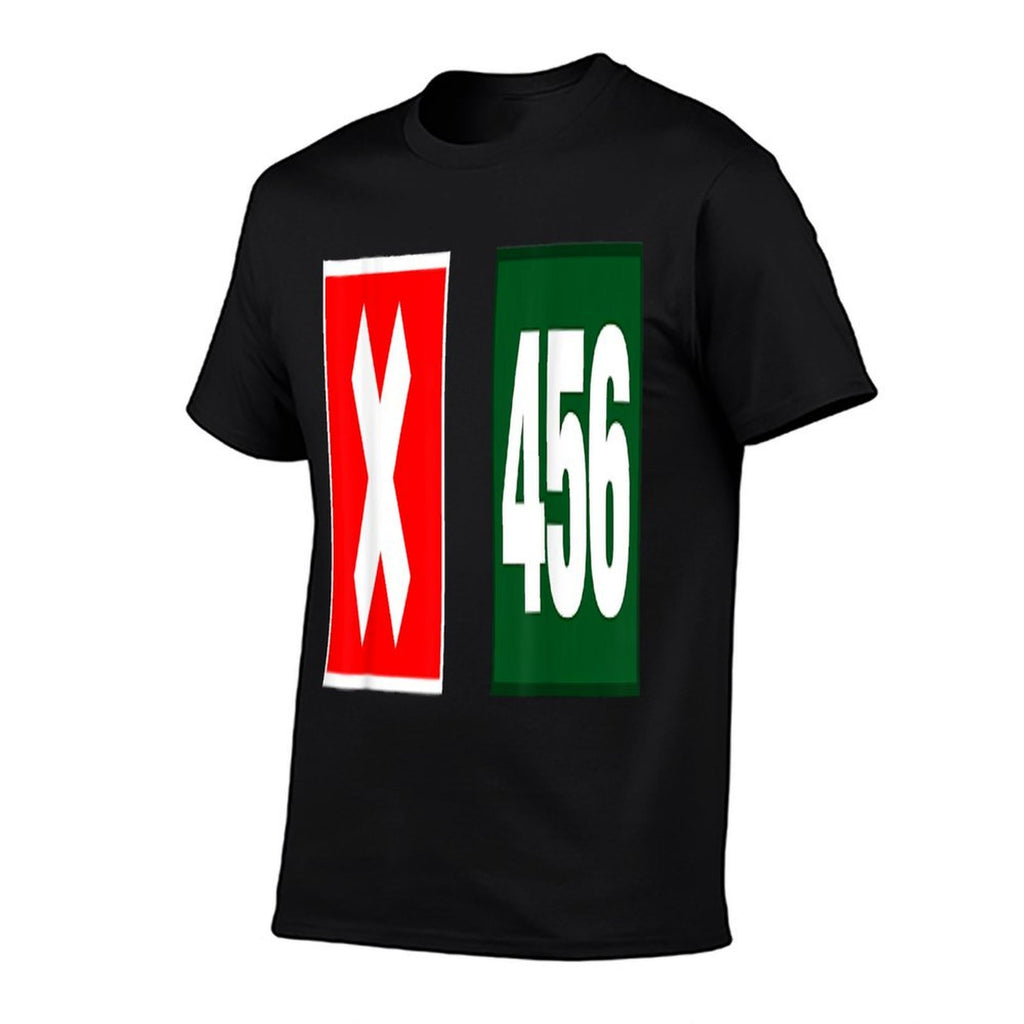 Cool 456 Code Number Illustration Novelty Graphic Designs  Easy-care T-Shirt