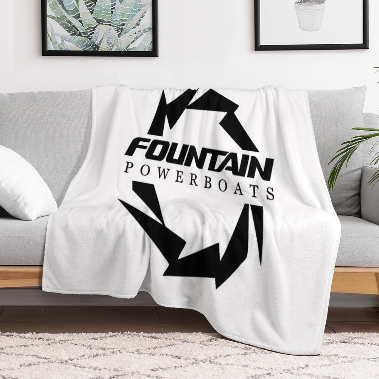 Fountain Powerboats Boat Comfort Throw Blanket