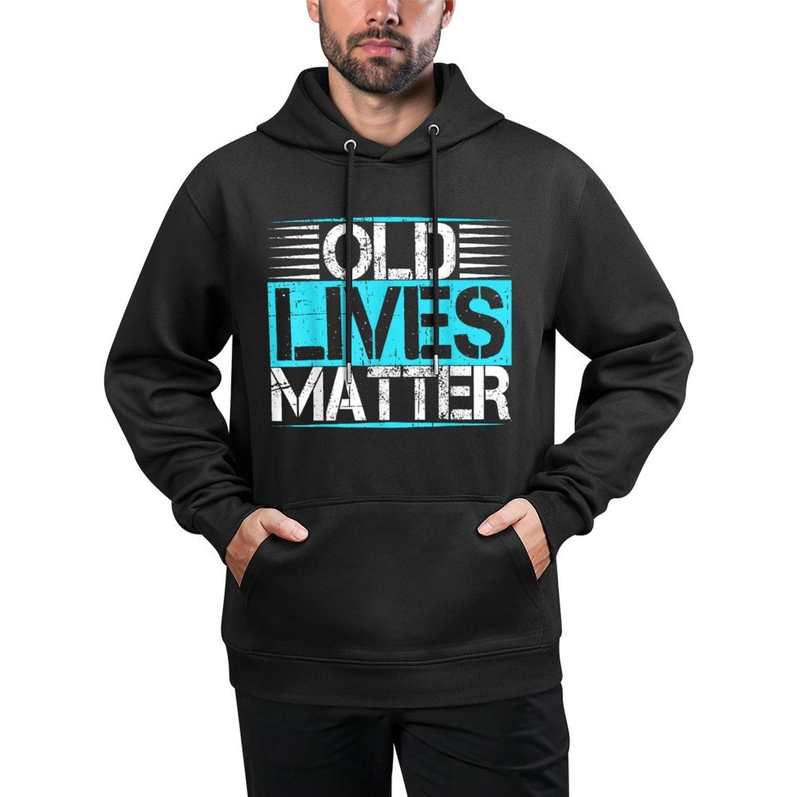 Old Lives Matter 50th 60th Birthday Gifts Men Women Pilling-Resistant Hoodie