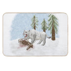 Saber-toothed Tiger  Repositionable Bath Mat