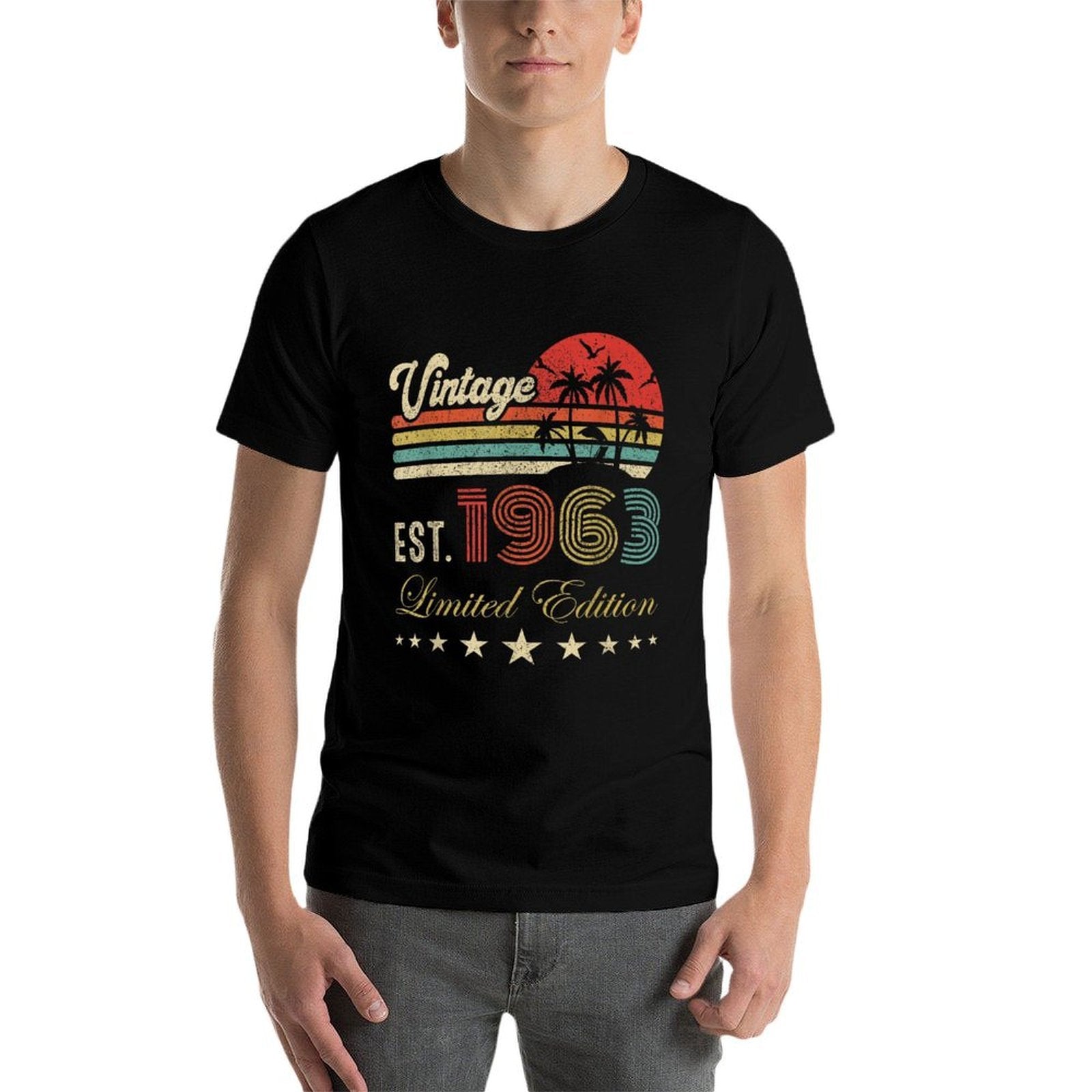 62nd Birthday Born 1963 Vintage Limited Edition 62 Birthday  Tagless Design T-Shirt