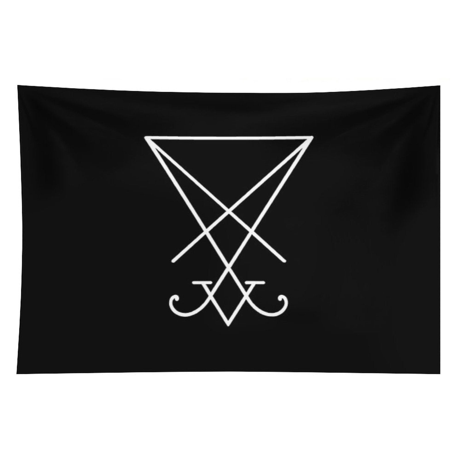 Sigil of Lucifer - White Tapestry