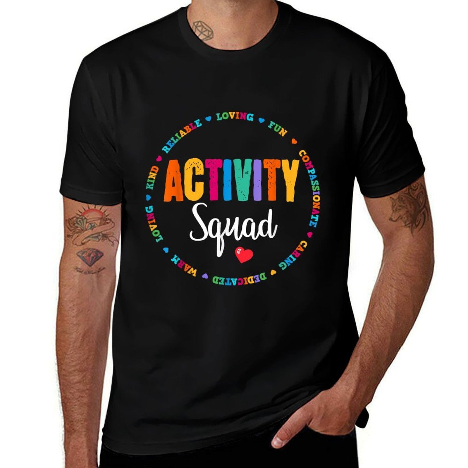 Activity Assistant Squad Team Professionals Week Director  Fade-proof Color T-Shirt