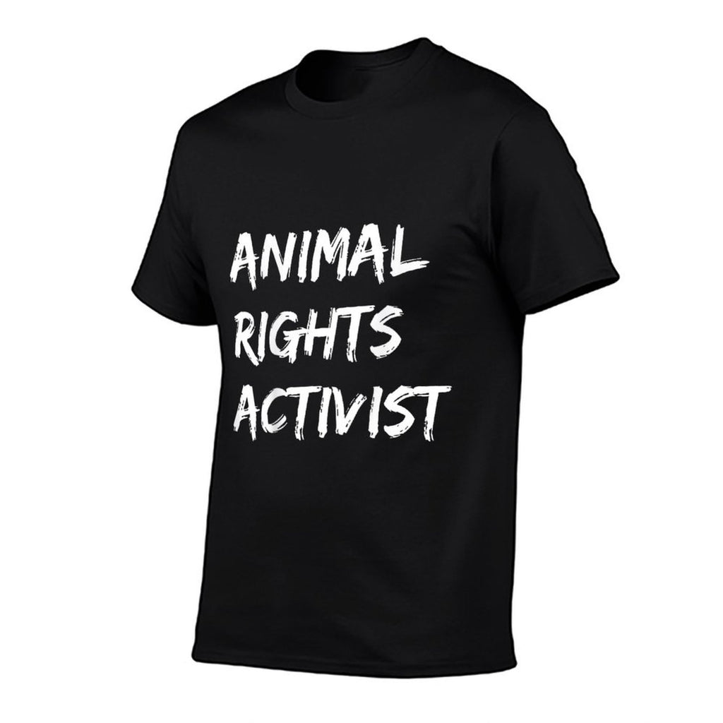 Animal Rights Activist Vegan Vegetarian Protest  Wrinkle-resistant T-Shirt