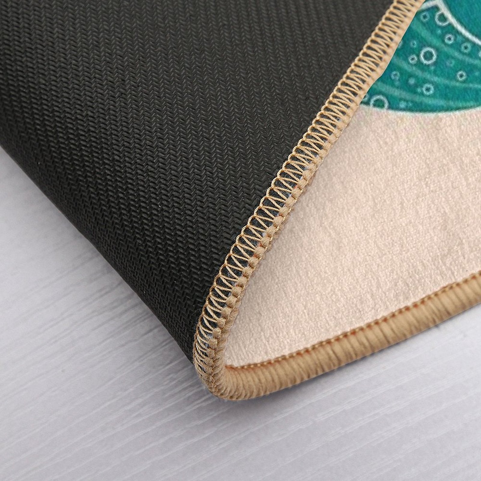 Animal Rainbow - Cream  Long-Lasting Bath Mat