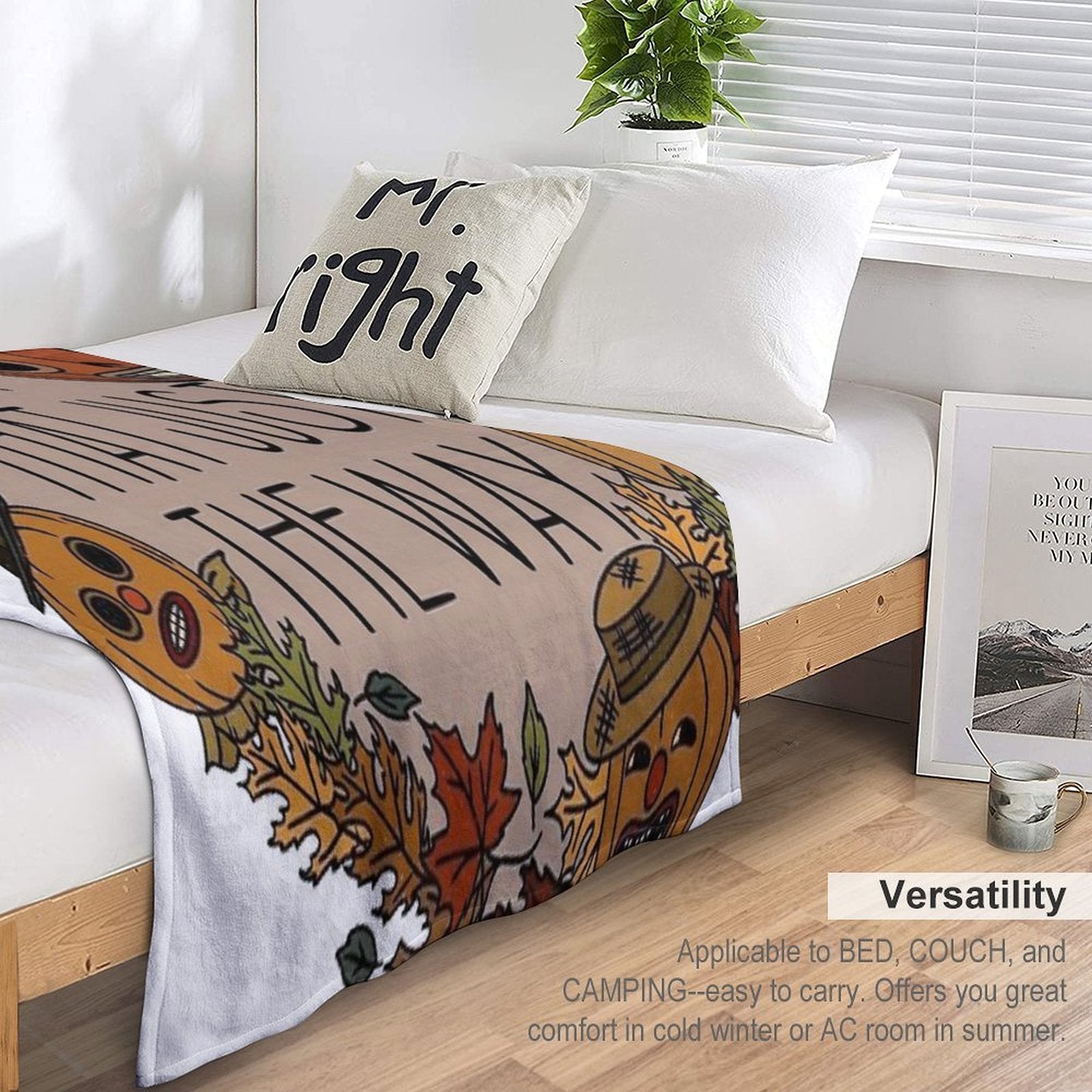 Ain't That Just The Way, over The Garden Wall Beast Sustainable Throw Blanket