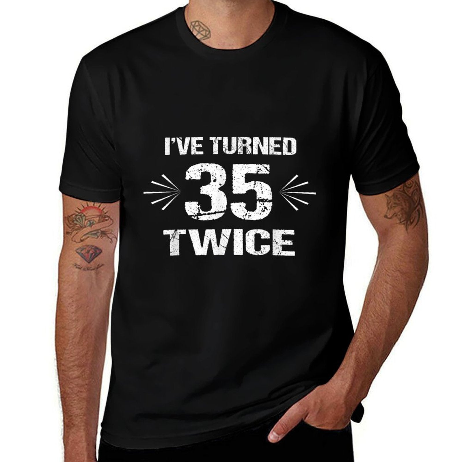 70th Birthday Funny I've Turned 35 Twice  Soft T-Shirt