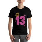 13th Birthday Crown 13 Years Old Bday  Classic T-Shirt
