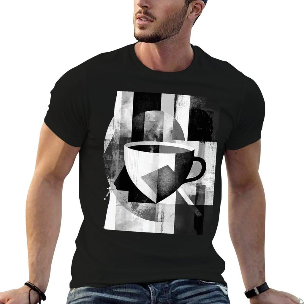 Abstract Coffee Art Modern Comfortable T-Shirt