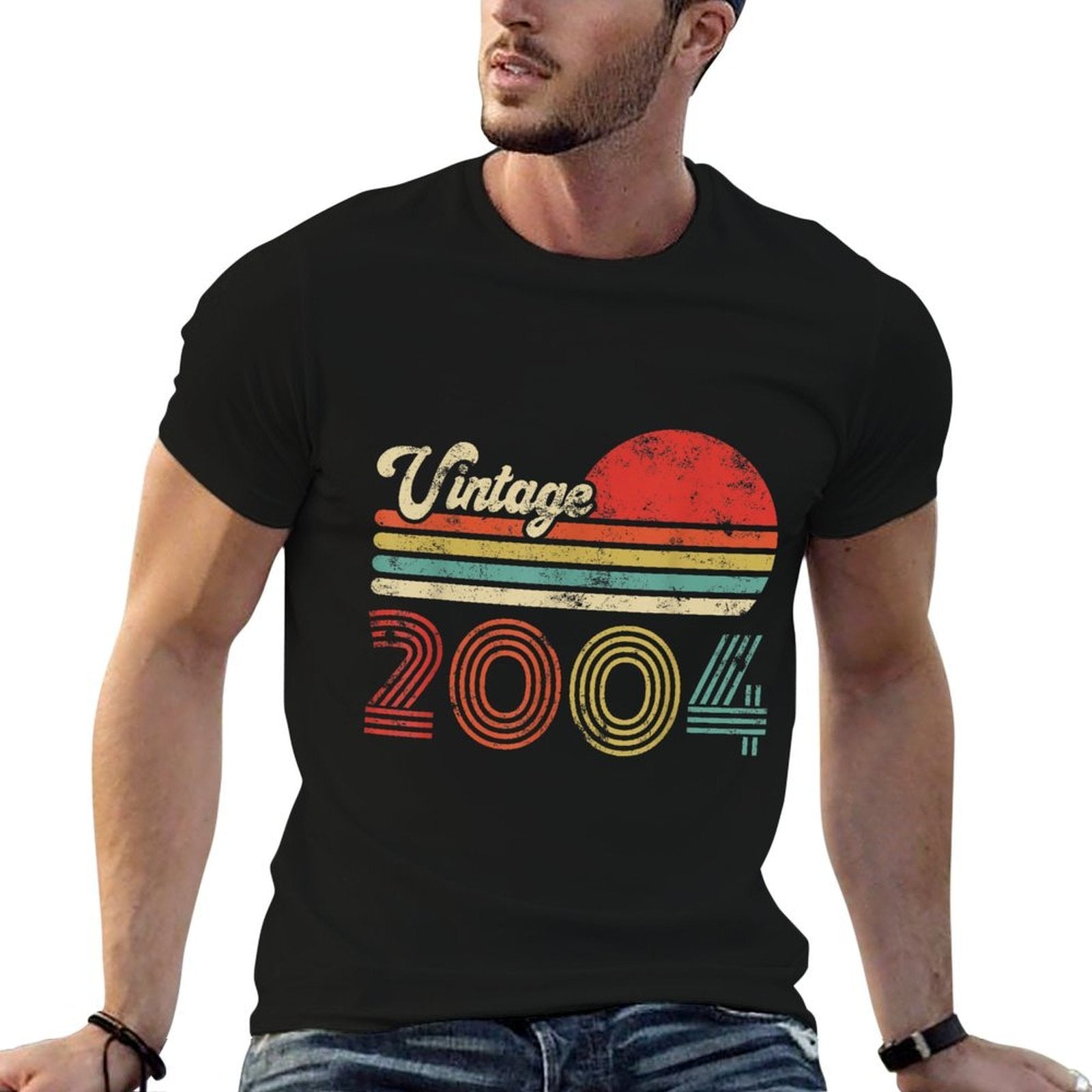 21 Year Old Birthday Vintage 2004 21st Birthday  Stretchy T-Shirt