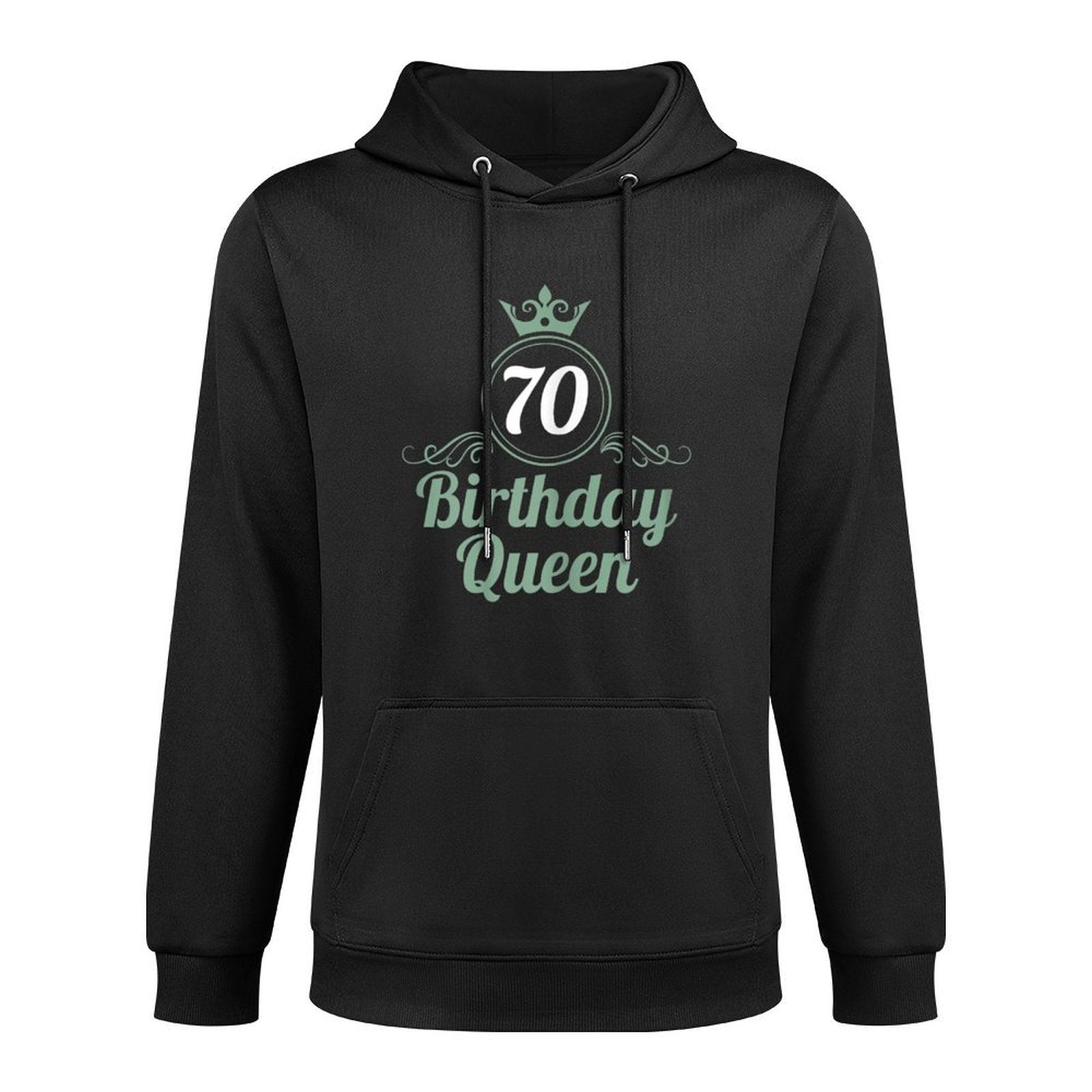 Womens 70 Years Birthday Queen 70 Birthday 70th Birthday Colorfast Hoodie