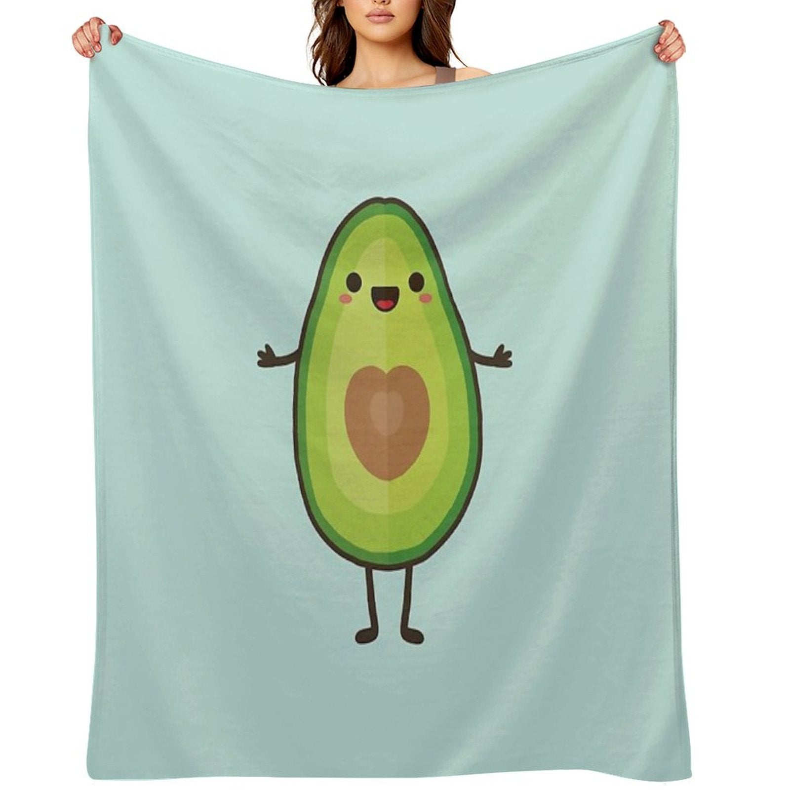 Avo-cuddle Shrink-resistant Throw Blanket