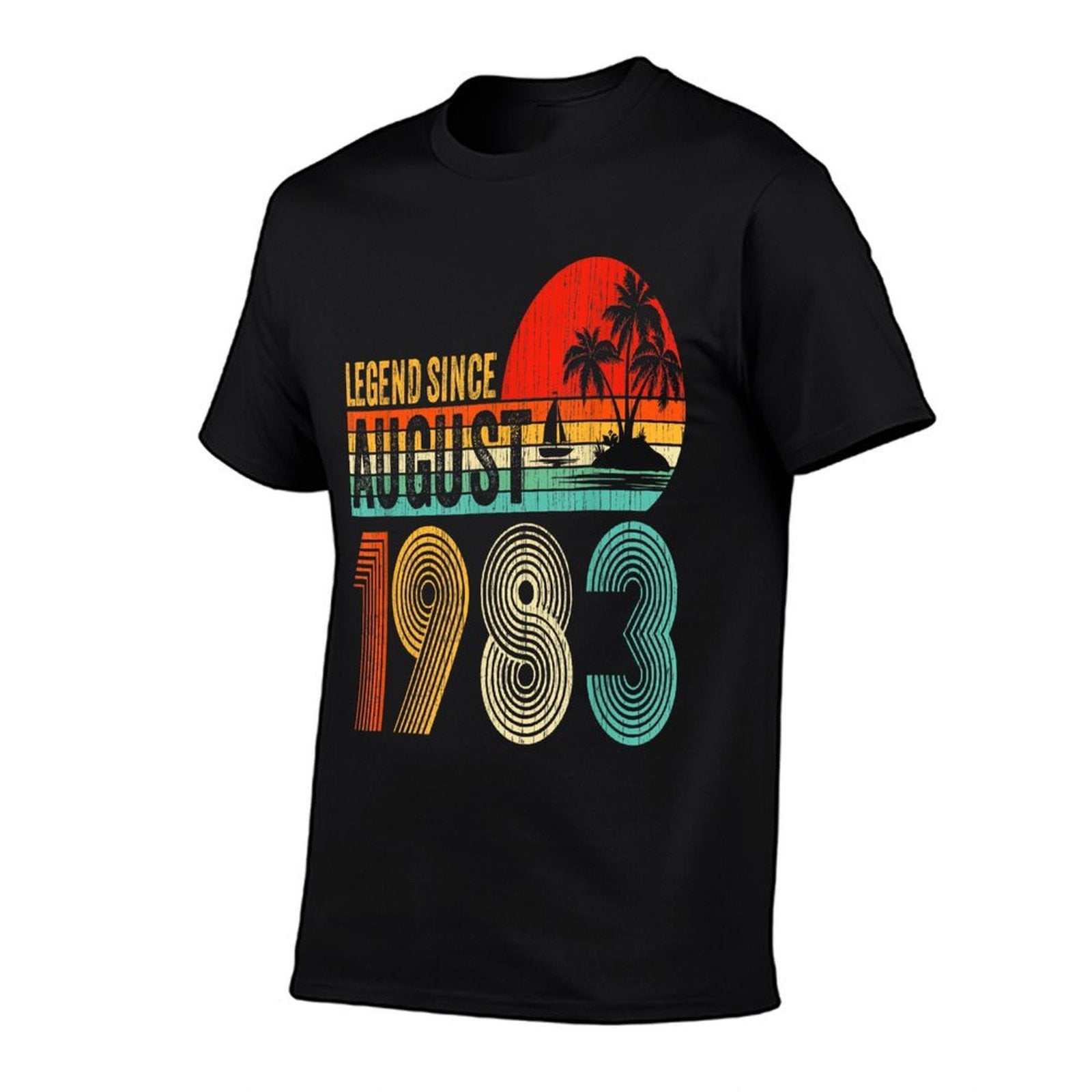 40 Year Old Vintage Legend Since August 1983 40th Birthday  Polyester Blend T-Shirt