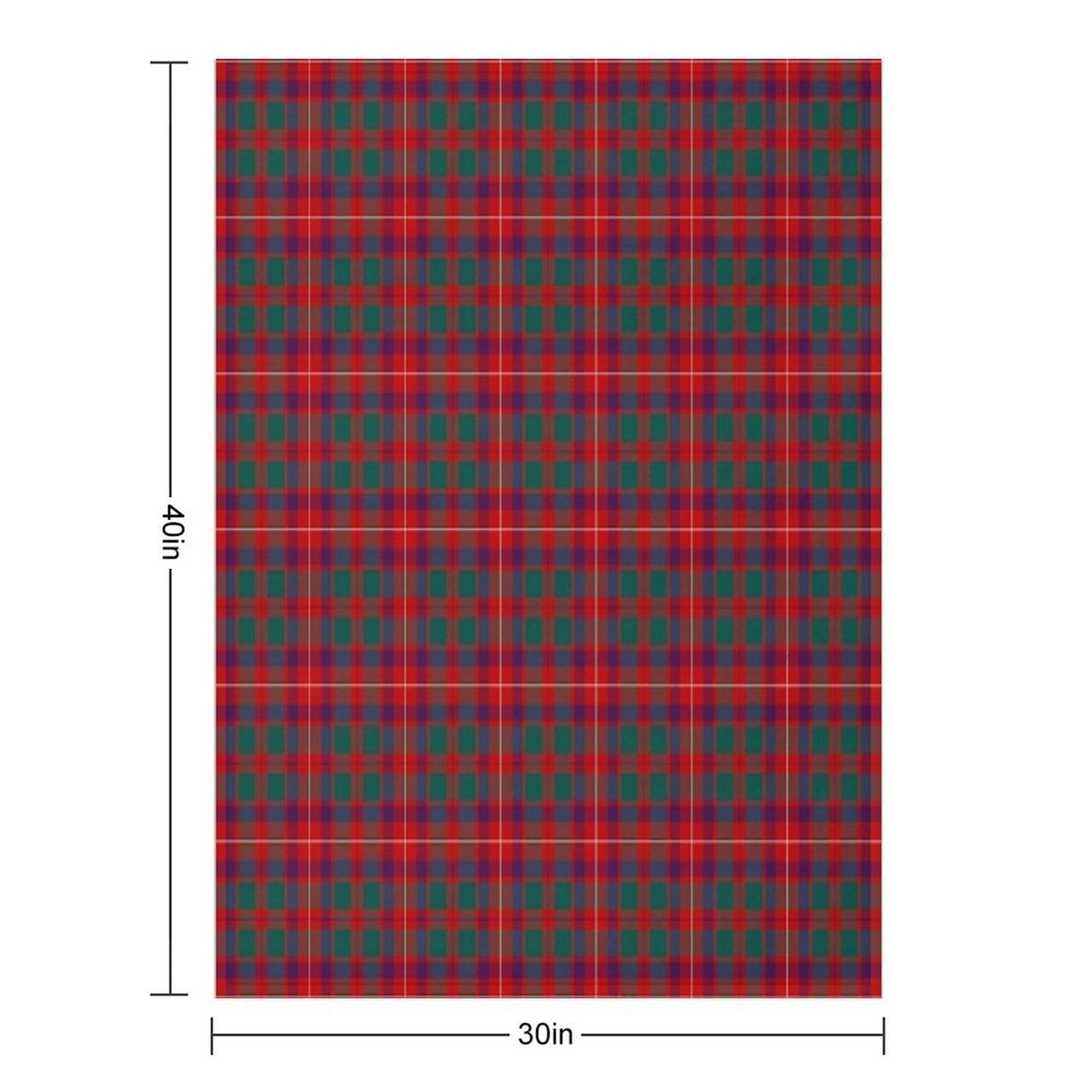 Clan Geddes Tartan All-season Throw Blanket