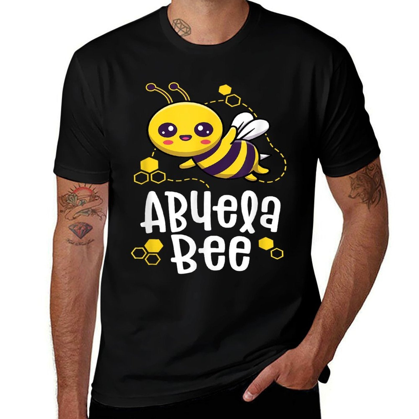 Family Bees Abuela Latina Spanish Birthday Outfit  Versatile T-Shirt