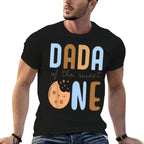 Dada Of The Sweet One Cookies And Milk 1st Birthday Family  High-quality Stitching T-Shirt