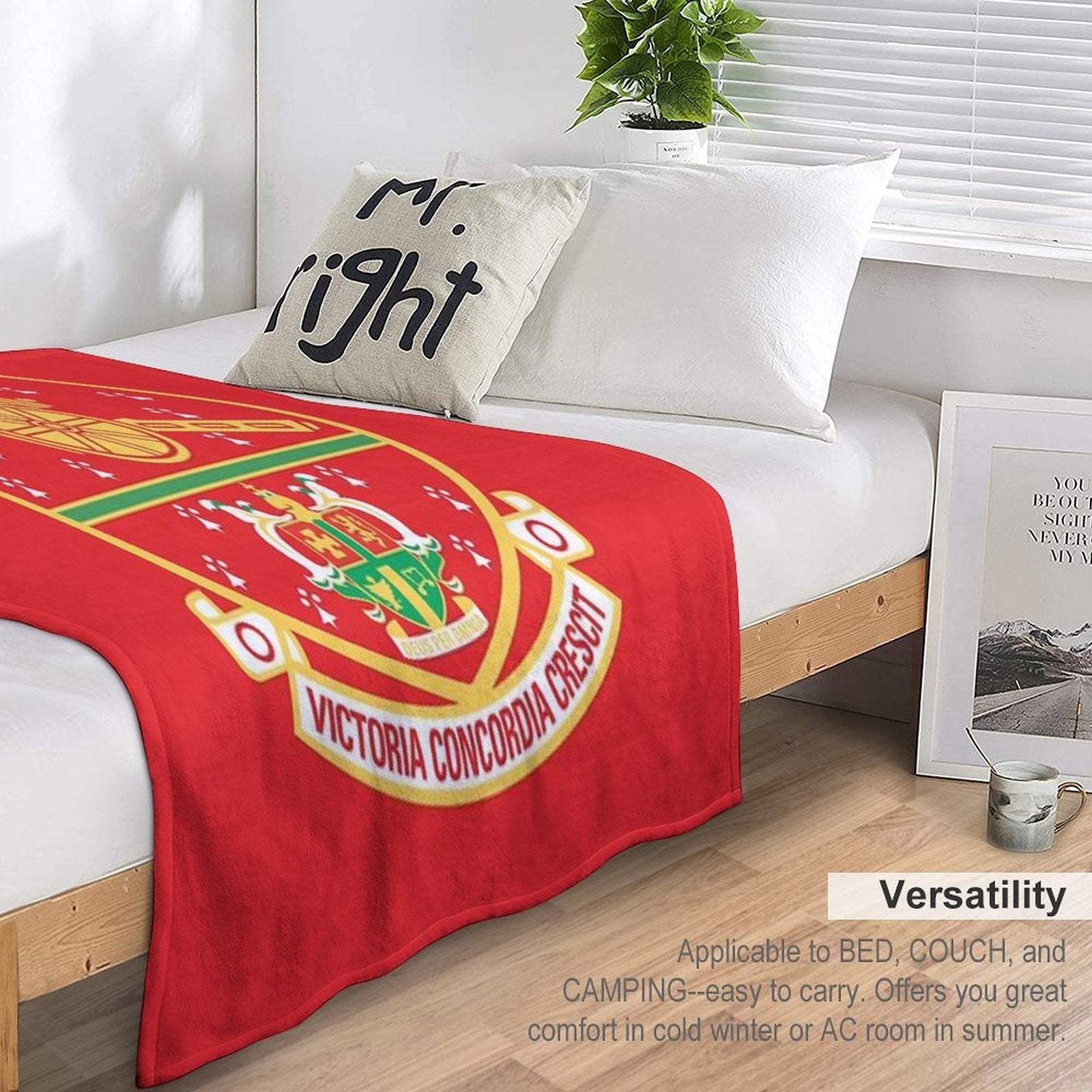2002 Logo Plush Throw Blanket