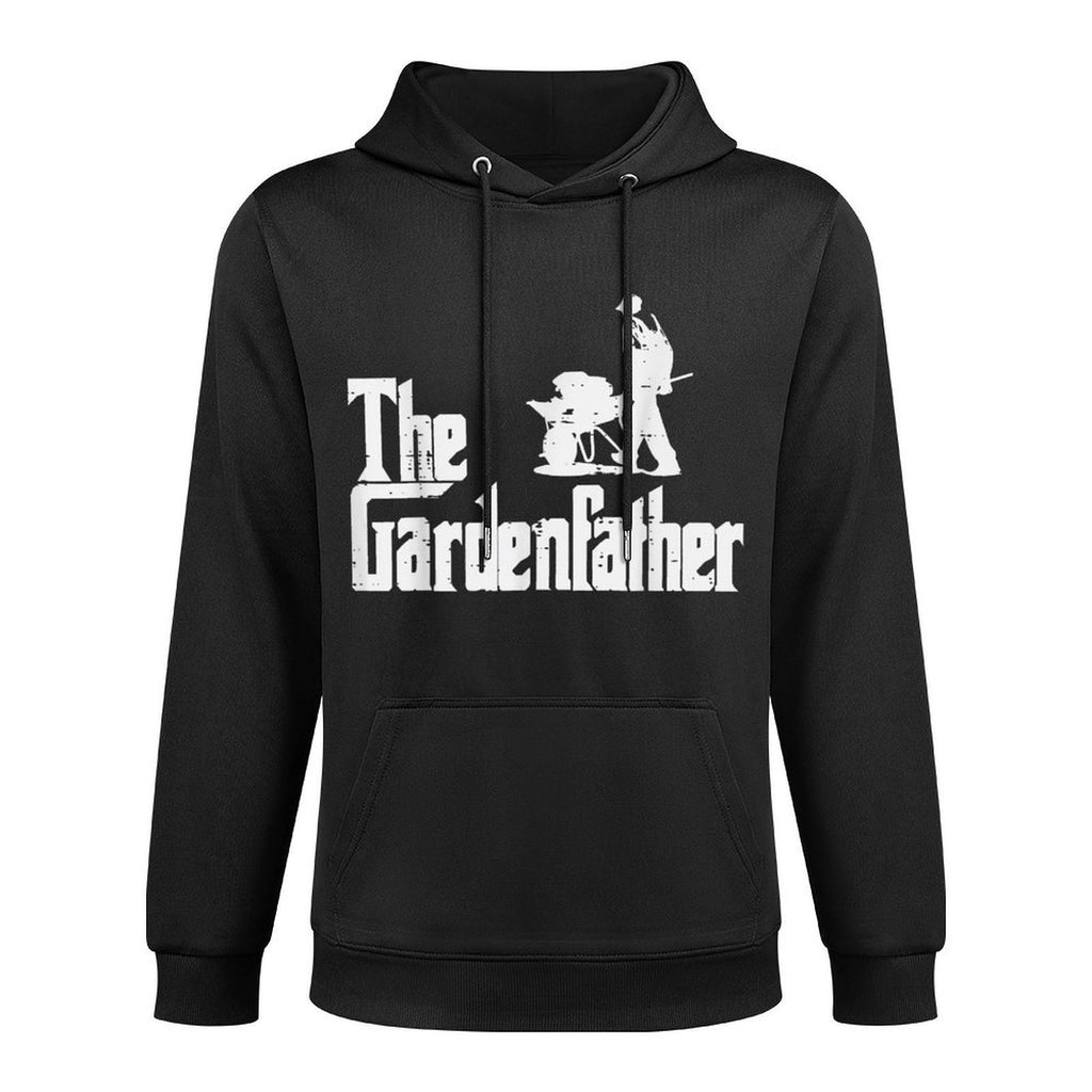 Gardening The Gardenfather Funny Movie Pun Fathers Day Men Medium-Weight Fabric Hoodie