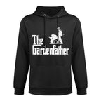 Gardening The Gardenfather Funny Movie Pun Fathers Day Men Medium-Weight Fabric Hoodie
