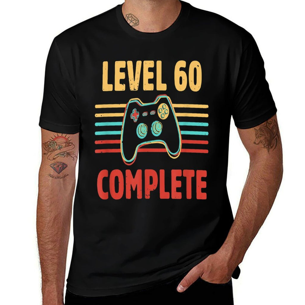 60th Birthdays For Men Women Gamer Gaming Gifts  Moisture-wicking T-Shirt