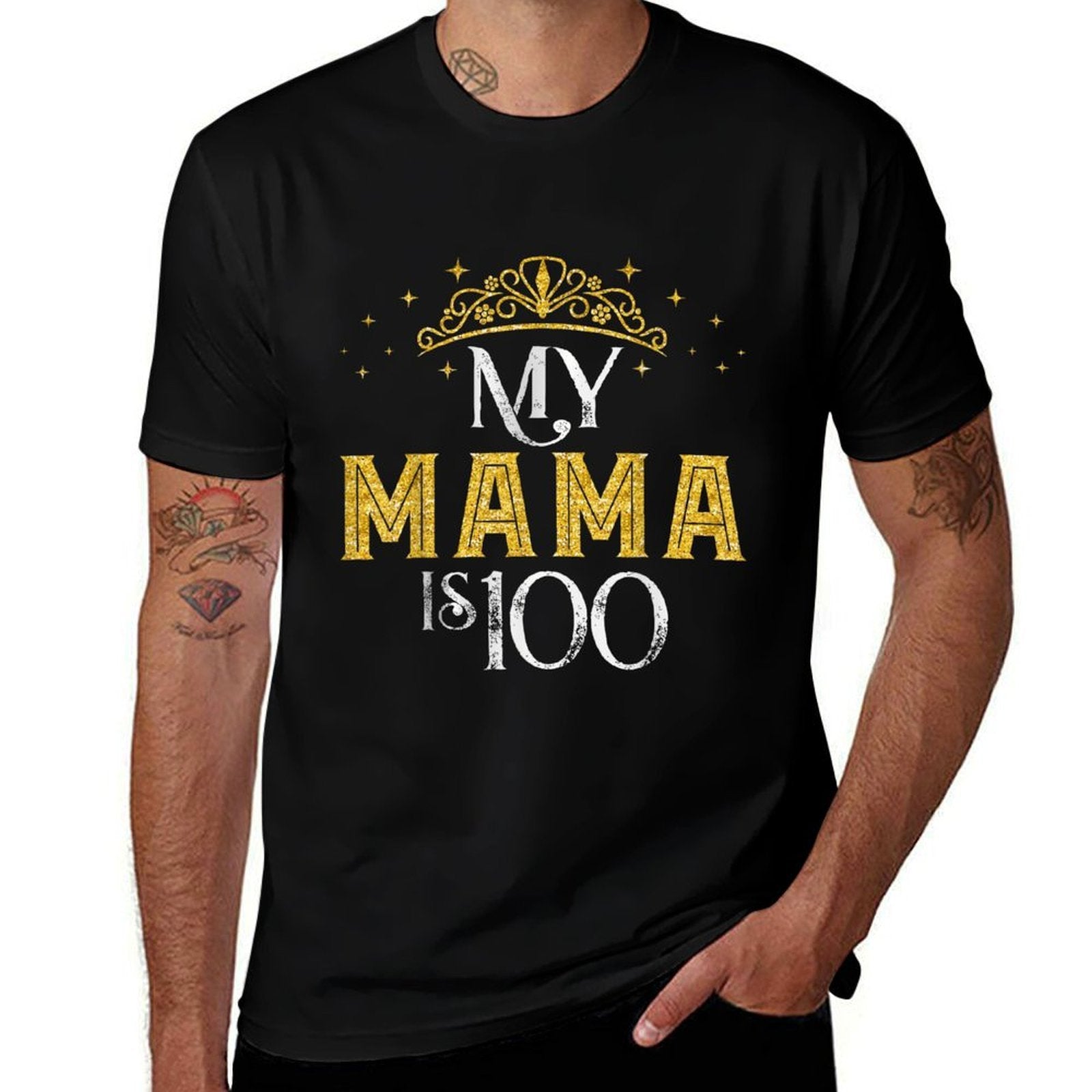 My MAMA Is 100 Years Old 1922 100th Birthday Gift For Mom  Lightweight T-Shirt