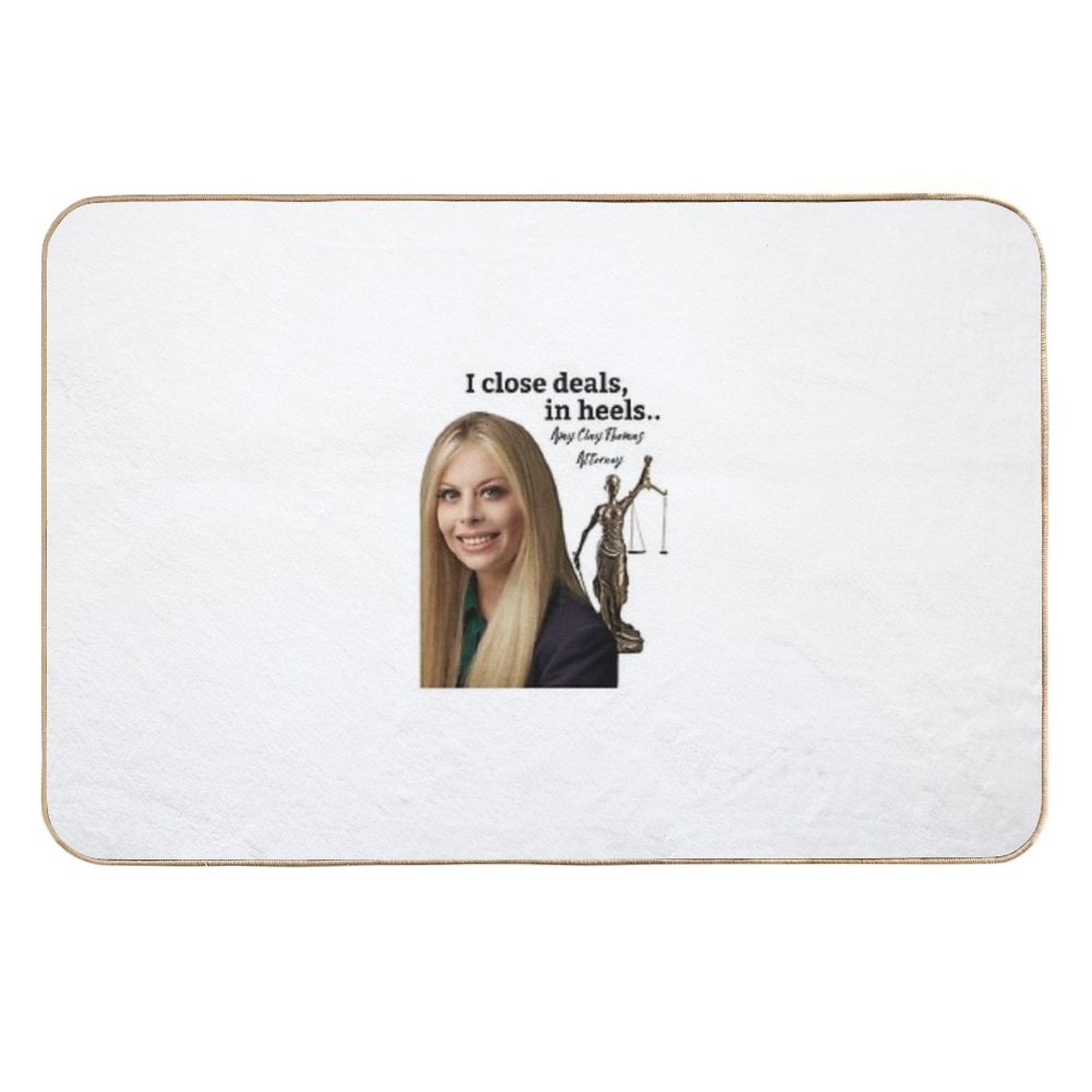 Close Deals in Heels  Absorbent Bath Mat