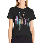 13th Birthday Girls Blue Galaxy 13 13 Official  Oversized Silhouette T-Shirt