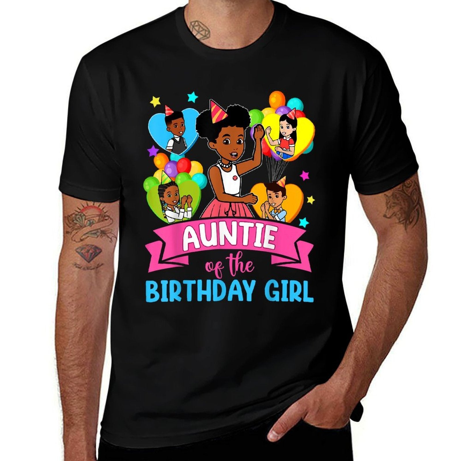 Auntie Gracie's Corner Birthday Dolls Cute Party Gift  Stretchy T-Shirt