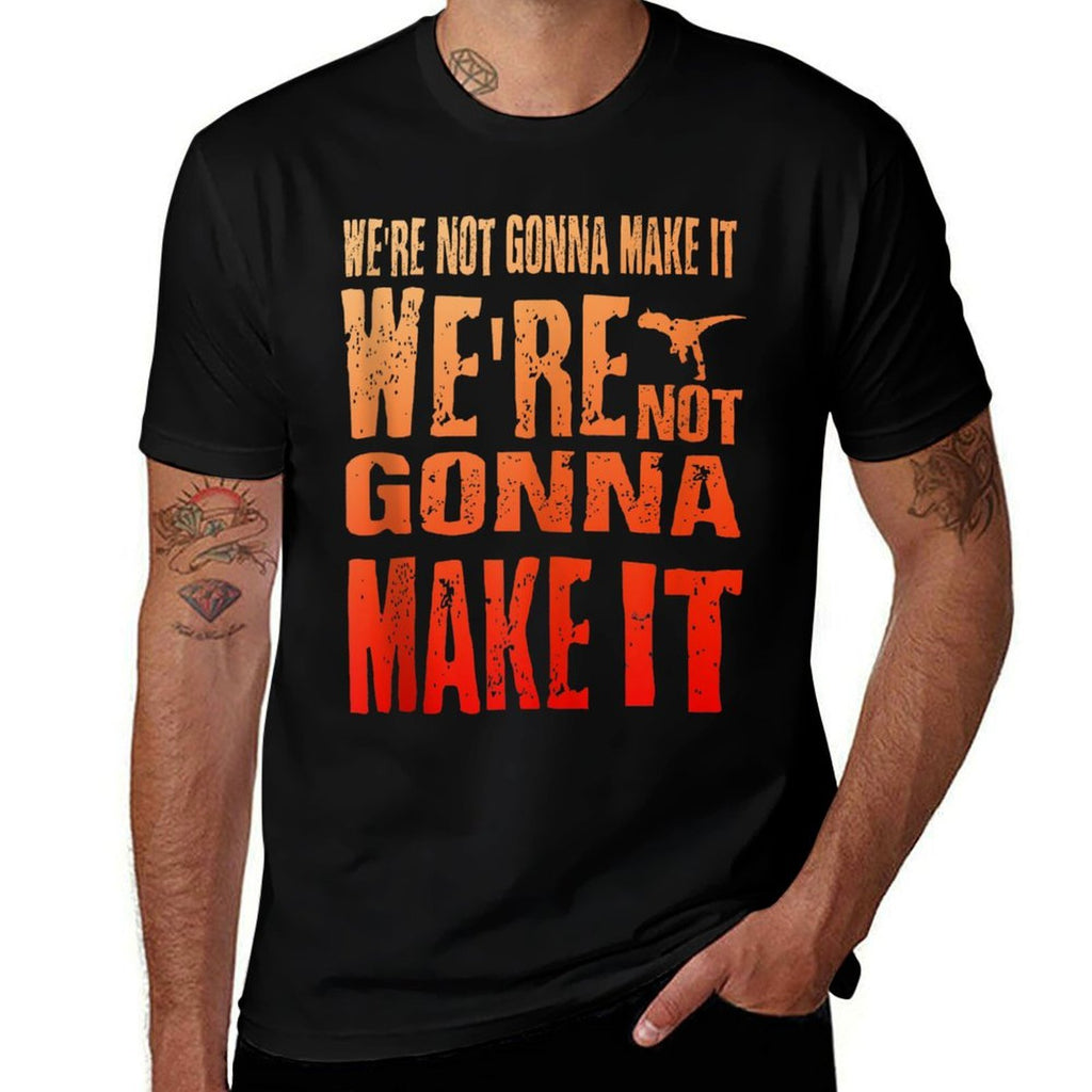 Were Not Gonna Make It, WDW Dinosaur Ride  Oversized Silhouette T-Shirt