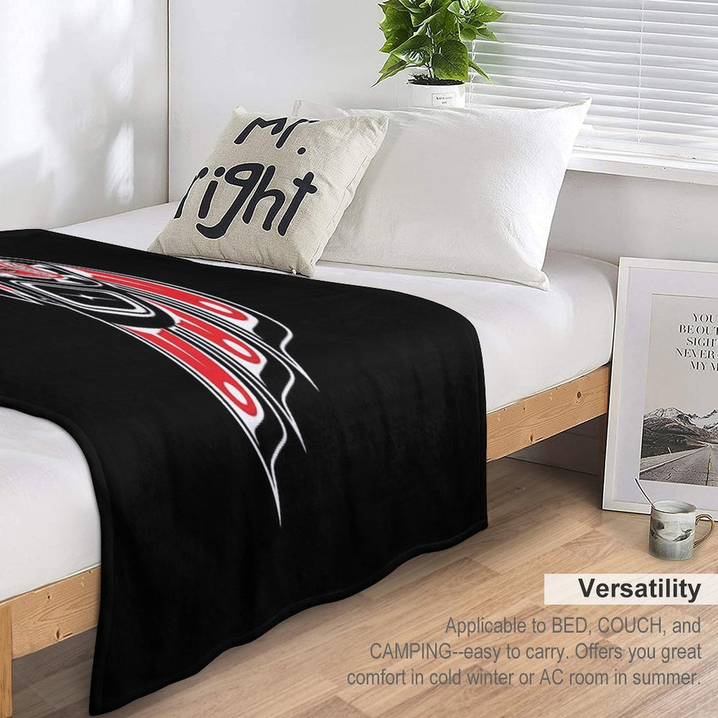 Haida Raven Shrink-resistant Throw Blanket