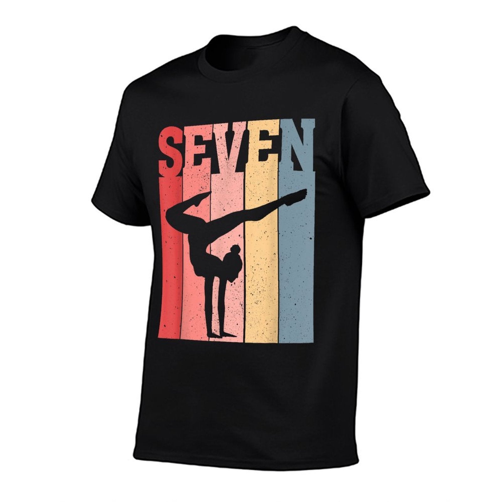 7 Year Old Gymnast 7th Birthday Gymnastics Girl  Quick-drying T-Shirt