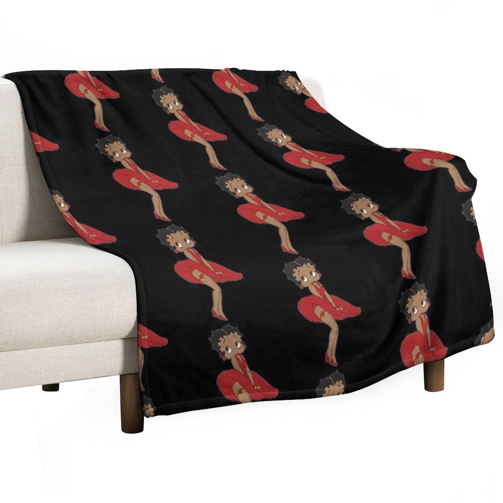 Betty Boop Comfort Throw Blanket