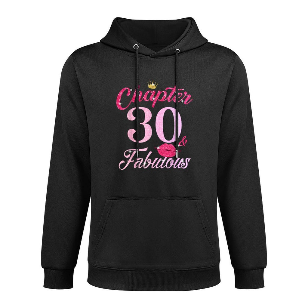30 Year Old Birthday Lips Chapter 30th B-Day Fabulous Group Unisex Design Hoodie