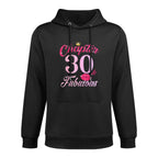 30 Year Old Birthday Lips Chapter 30th B-Day Fabulous Group Unisex Design Hoodie