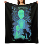 Monkey Art Versatility Throw Blanket