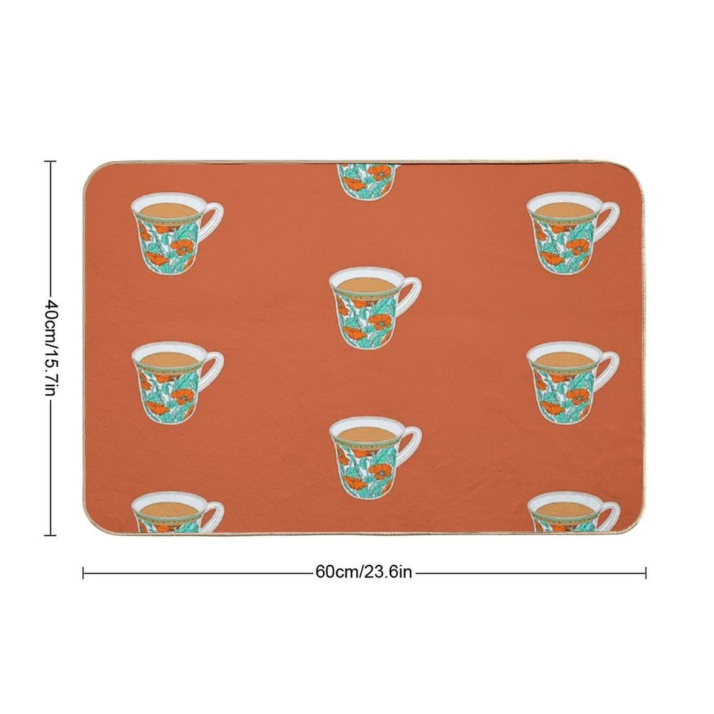 Cup of Tea Durable Bath Mat